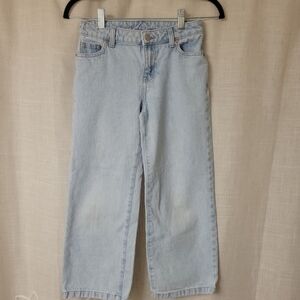 Cat & Jack Kid's Light Blue Wide Leg Jeans